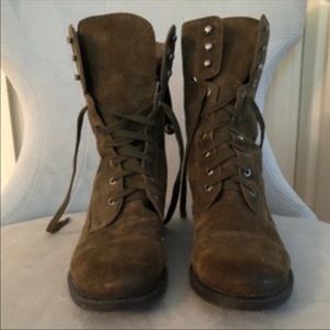 Sam Edelman Suede Combat Boots